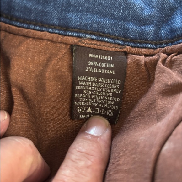 Jack of Spades Jack Straight Leg Denim Jeans Size 32 x 32 - Picture 3 of 7